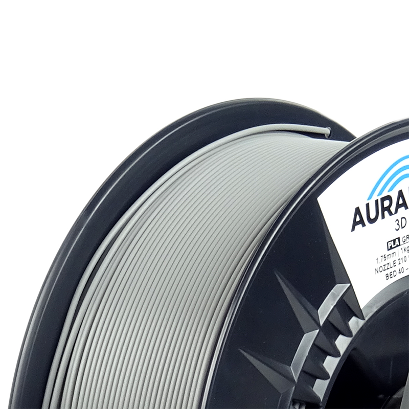 AURAPOL PLA 3D Filament Šedá 1 kg 1,75 mm