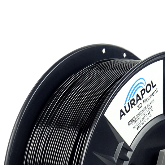 AURAPOL PET-G Filament Grafitová černá 1 kg 1,75 mm