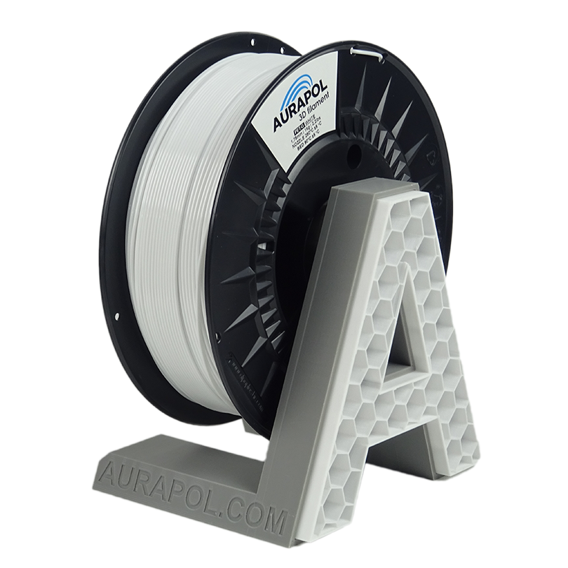 AURAPOL PET-G Filament Bílá 1 kg 1,75 mm