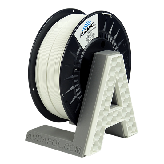 AURAPOL PLA 3D Filament Bílá 1 kg 1,75 mm